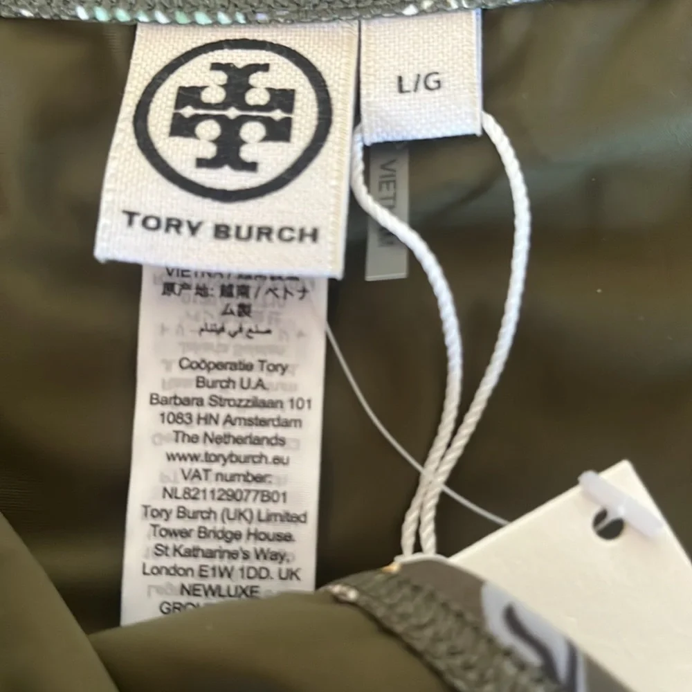 Tory Burch NWT printed bikini bottoms in Wall Floral size L